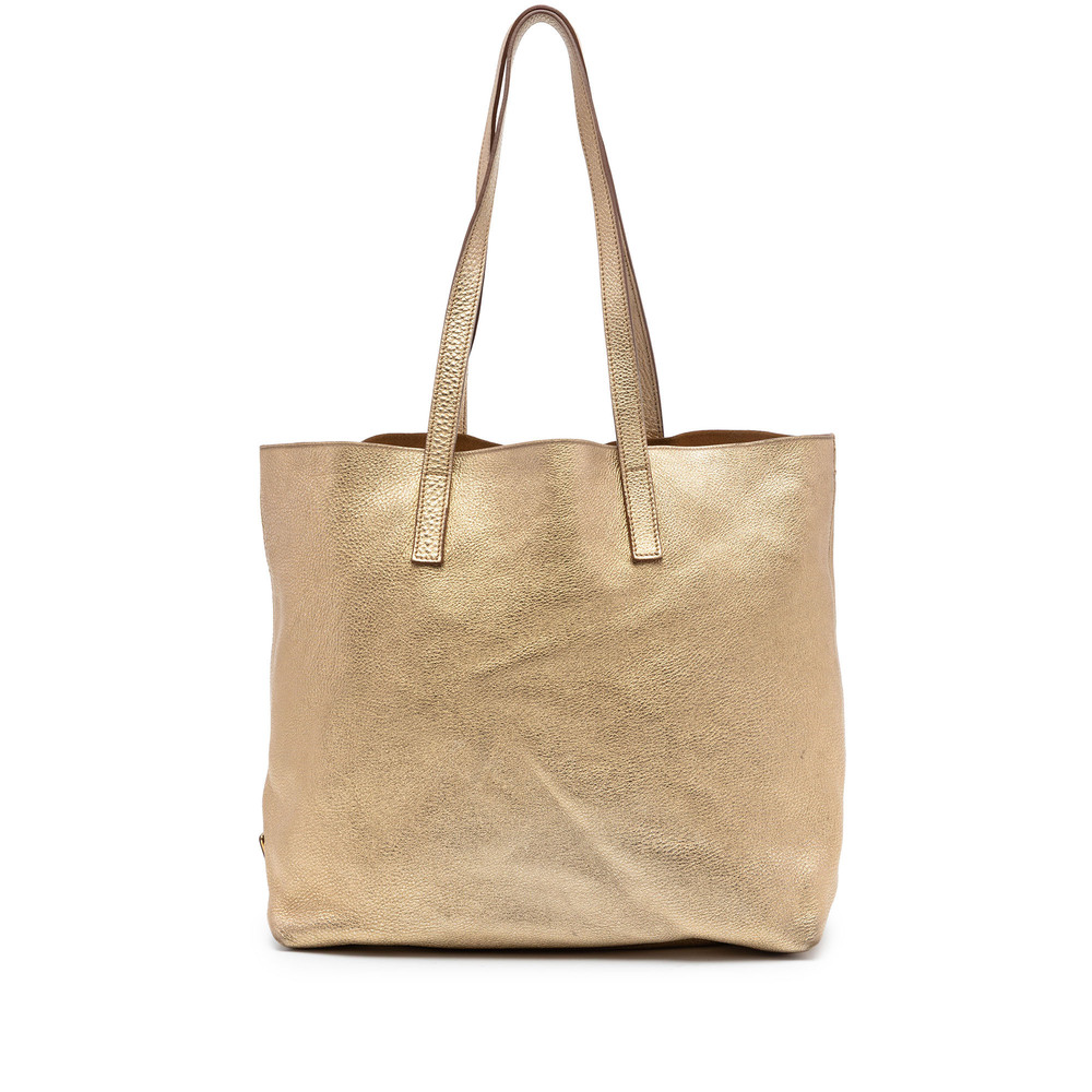 Pre-Loved Prada Metallic Vitello Daino Tote